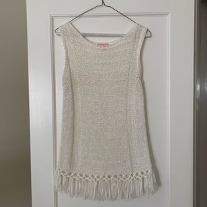 Lilly Pulitzer knit swimsuit coverup / top